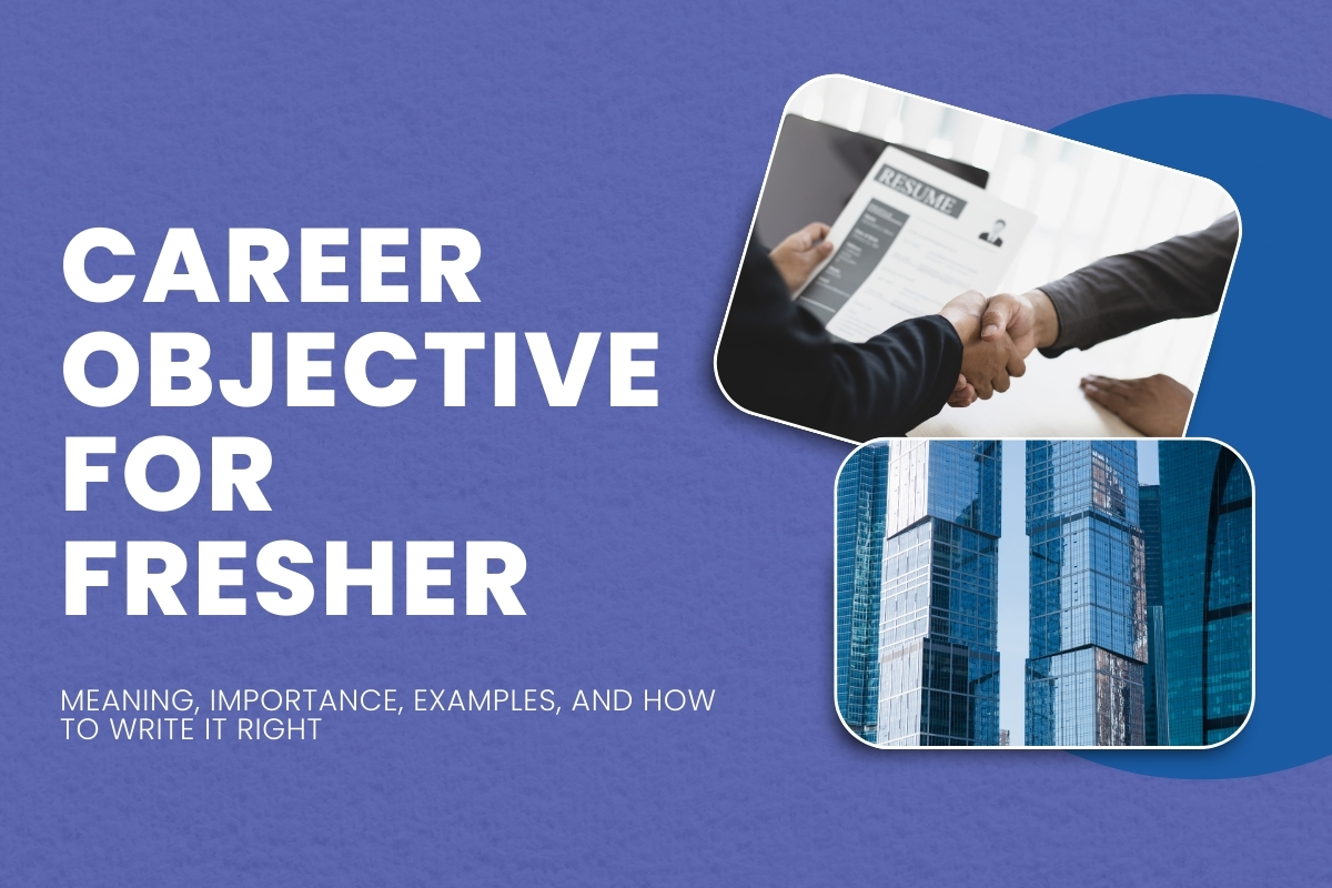 career objective for fresher