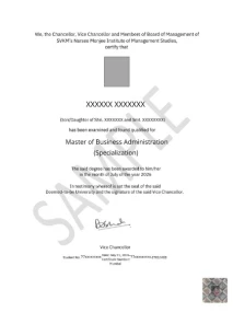 nmims-certificate